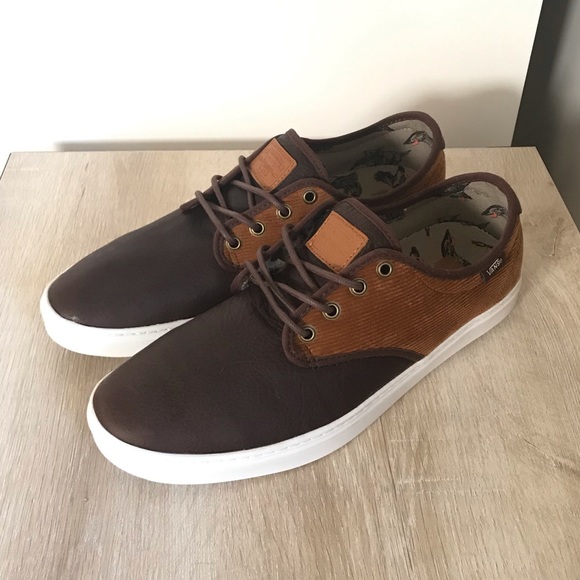 leather vans size 10